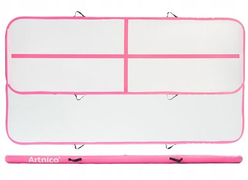 MATA GIMNASTYCZNA DMUCHANA ŚCIEŻKA AKROBATYCZNA 4m MATERAC ĆWICZEŃ AIRTRACK na Arena.pl