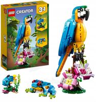 LEGO Creator 3 w 1 31136 Egzotyczna papuga 3w1 Prezent