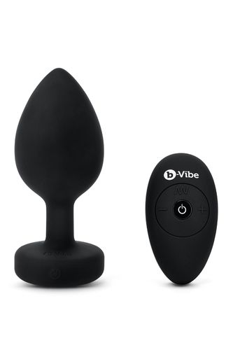 korek analny vibrating jewel plug xxl black b-vibe na Arena.pl