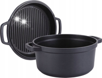 MR-4120 Garnek z patelnią okrągly Maestro