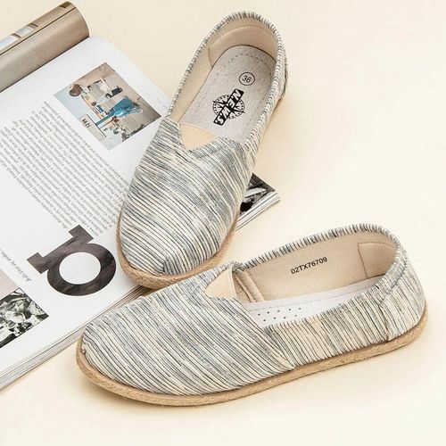 PRĄŻKOWANE ESPADRYLE Rozmiar - 36 na Arena.pl