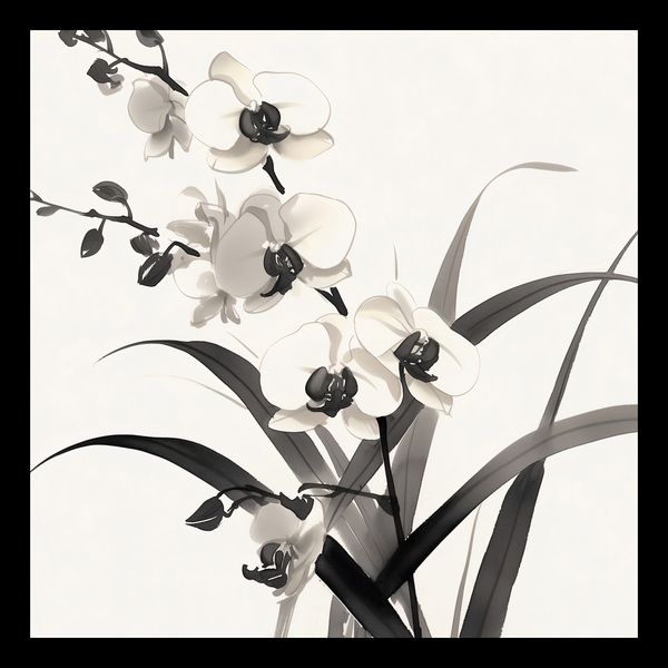 Plakat 30x30cm Orchidea zdjęcie 2