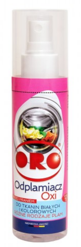Skuteczny uniwersalny odplamiacz do tkanin odzieży w sprayu 125 ml Oxi ORO na Arena.pl