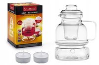 Dzbanek 1,5l BEROX z zaparz. i podgrzewaczem Polski Termisil Wołomin