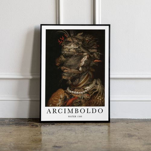 Plakat archimboldo portret ryby 30x40 cm na Arena.pl