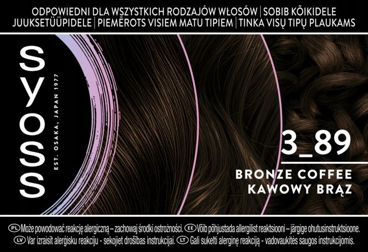 SYOSS PERMANENT COLOR METALLIC COLLECTIONFARBA DO WŁOSÓW 3_89 KAWOWY BRĄZ zdjęcie 7