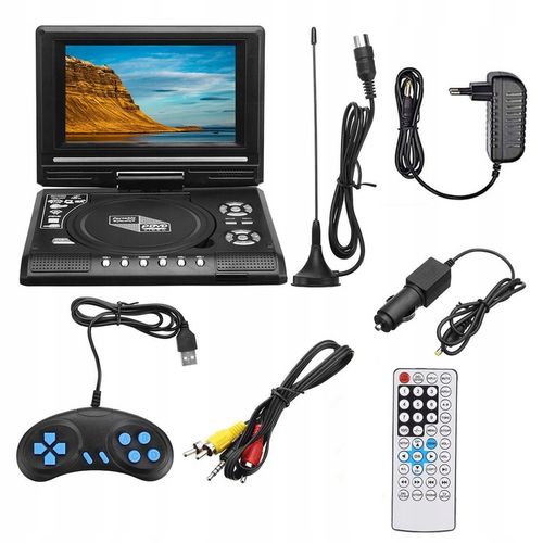 ODTWARZACZ DVD 7,8-CALOWY WYŚWIETLACZ PRZENOŚNY ODTWARZACZ DVD DLA DZIECI na Arena.pl