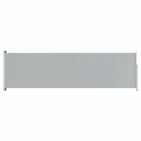 Wysuwana markiza boczna na taras, 180 x 600 cm, szara