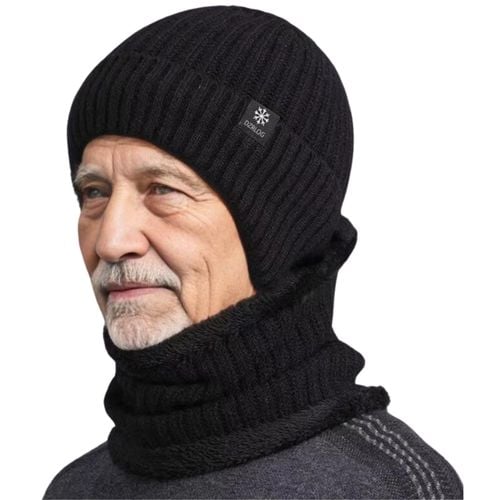 CZAPKA I KOMIN ZESTAW MĘSKA ZIMOWA DWUWARSTWOWA na Arena.pl