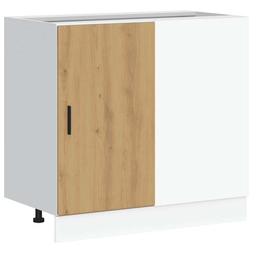 Szafka dolna zlewu Lyon z drewna litego dąb artisan na Arena.pl