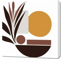 Obraz 70x70cm Stylizacja Roślin