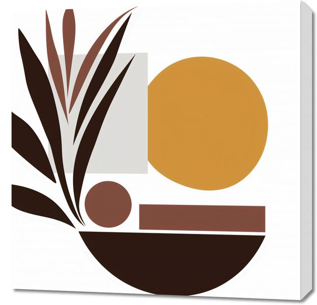 Obraz 70x70cm Stylizacja Roślin zdjęcie 1