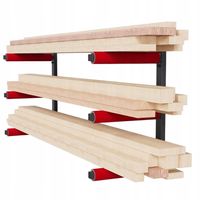 REGAŁ ŚCIENNY NA DREWNO NARTY DESKĘ SNOWBOARD