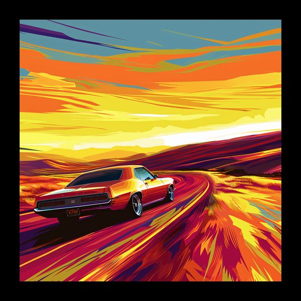 Plakat 20x20cm Pędź Przed Siebie zdjęcie 2