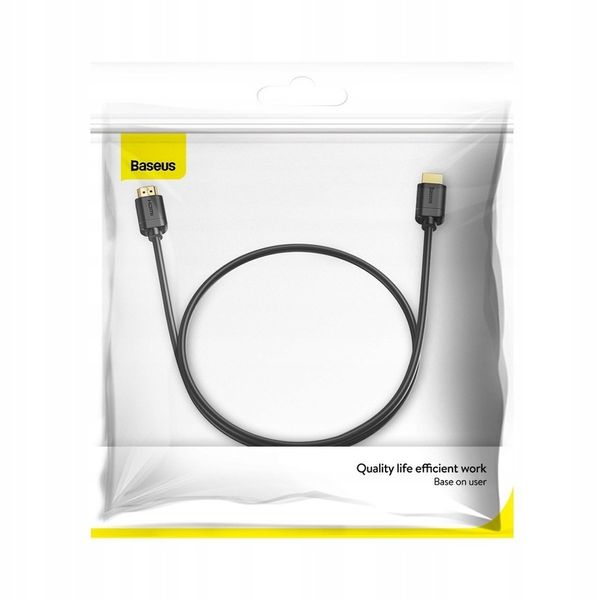 BASEUS KABEL PRZEWÓD HDMI 2.0 4K 60HZ 120HZ UHD 3D HDR HIGH SPEED 18GBPS 5M zdjęcie 15