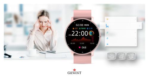 Smartwatch Giewont GW120-1 Różowy na Arena.pl