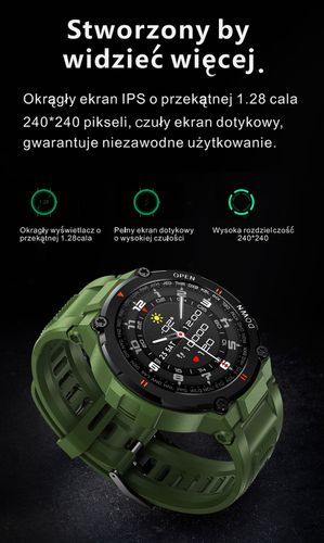 SMARTWATCH MĘSKI GRAVITY GT7-2 - WYKONYWANIE POŁĄCZEŃ (sg016b) na Arena.pl