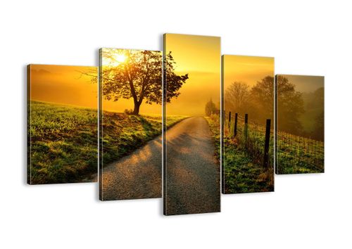 Obraz Na Płótnie - Droga Pole Łąka - 150X100 Cm - Ea150X100-3851 na Arena.pl