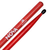 Pałki pałeczki perkusyjne Hikora Czerwone Vic Firth Nova 2B Red Nylon
