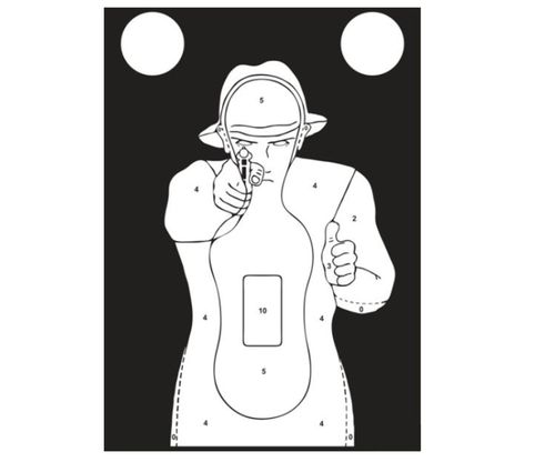 Tarcze strzeleckie, sylwetkowe TS-9 Francuz-kpl.50 szt na Arena.pl