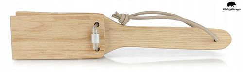 Klasyczna drewniana kołatka klepaczka dla naganiaczy na polowanie na Arena.pl