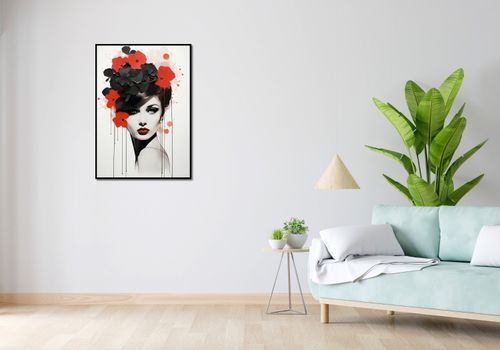 Plakat 64x90cm Kwiatowa Pasja na Arena.pl