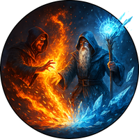 Opłatek na tort Mag Czarodziej Postać Mężczyzna