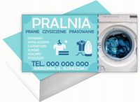 Wizytówki firmowe Foliowane 1000szt różne wzory PRALNIA