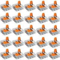 25x WAGO SZYBKOZŁĄCZKA ZŁĄCZKA 3x0,14-4 221-413