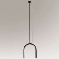 Wisząca LAMPA loftowa SUMOKO 7858 Shilo metalowa OPRAWA industrialny zwis czarny