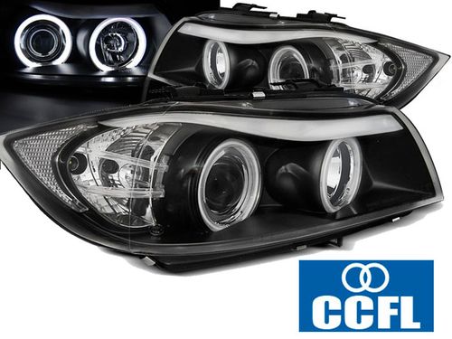 Lampy Reflektory BMW E90/E91 OD 2005 DO 2008 Roku BIAŁE RINGI CCFL na Arena.pl