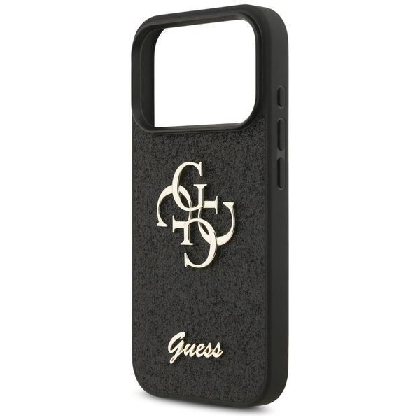 Etui Guess Fixed Glitter Big 4G do iPhone 17 Pro czarny zdjęcie 6