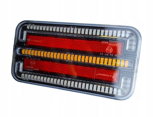 LAMPY LED TYLNE LEDOWE PARA KOMPLET 12-24V DO PRZYCZEP NACZEP 3 FUNKCJE na Arena.pl