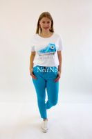 Koszulka z trampkiem Martina Biała z niebieskim S/M