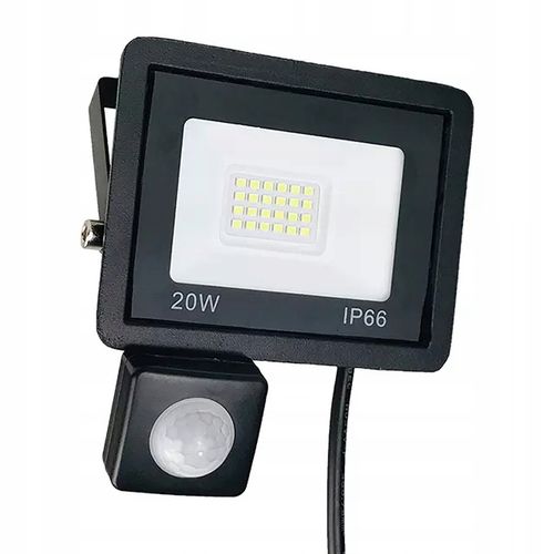 HALOGEN Naświetlacz LED z CZUJNIKIEM RUCHU 20W SZKŁO HARTOWANE Lampa na Arena.pl