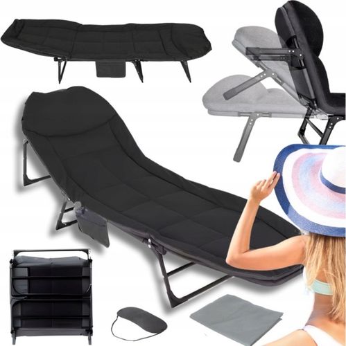 Łóżko Turystyczne Składane Polowe Leżak Kanadyjka Leżanka Stabilne Materac na Arena.pl