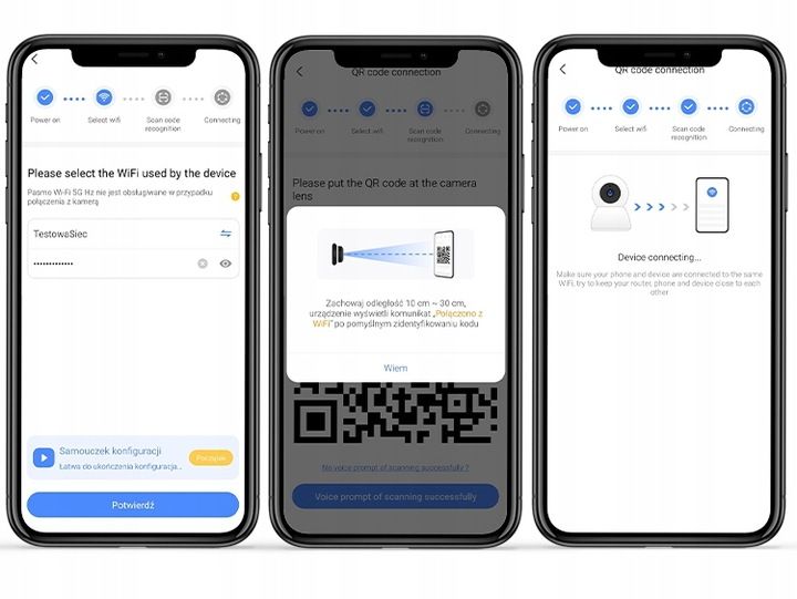 Kamera wifi żarówka BLOW obrotowa NIANIA 3mpx E27 zdjęcie 6