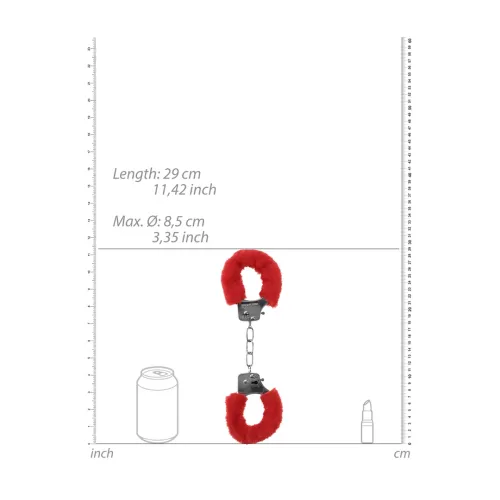 ouch! kajdanki furry z miękkim futerkiem - system bezpieczeństwa na Arena.pl