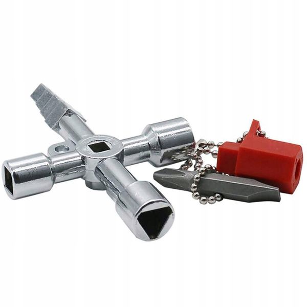 SOLIDNY KLUCZ DO SZAFEK TECHNICZNYCH STEROWNICZYCH zdjęcie 1