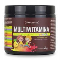 SKOCZYLAS MULTIWITAMINA dla DZIECI proszek 60g ODPORNOŚĆ Mocne Kości i Zęby