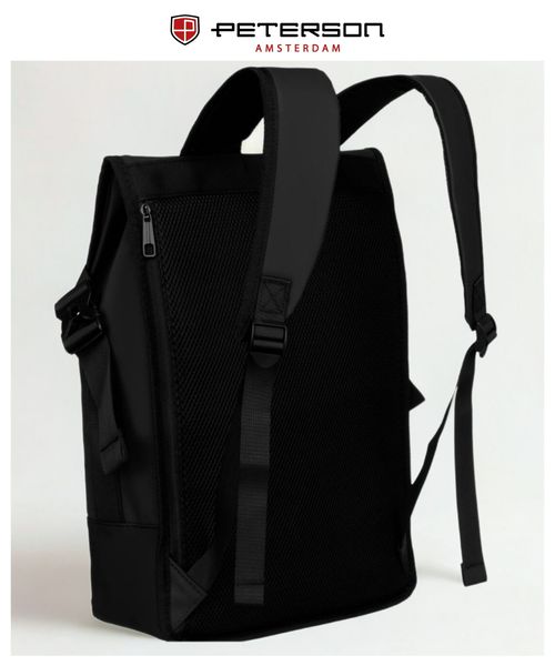 plecak miejski ptn berlin-9077 black zdjęcie 3