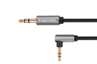 Kabel jack 3.5 wtyk-wtyk kątowy 1m Kruger&Matz