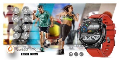 smartwatch gravity gt21-6 + czerwony pasek silikonowy na Arena.pl
