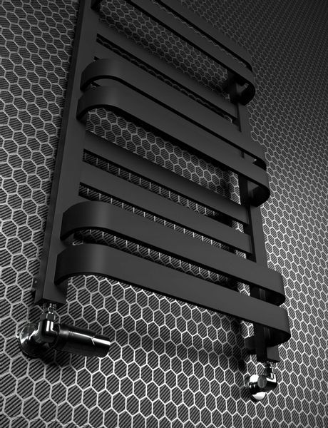 Grzejnik PANDORA SPECIAL 1470x440 CZARNY MAT zdjęcie 8