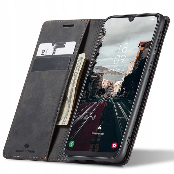 Spacecase Wallet Galaxy A50 black zdjęcie 1