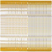 NAJLEPSZE DŁUGIE ZIMNE OGNIE WESELNE 70cm 220szt - GOLD EDITION OPAKOWANIA