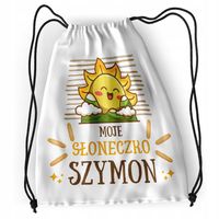 Plecak Sportowy Szkolny Dla Szymona Syna Dziecka Z Nadrukiem Ze Zdjęciem