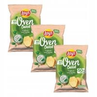 Chipsy ziemniaczane Lay's Oven Baked pieczone jogurt z ziołami 3x 110g