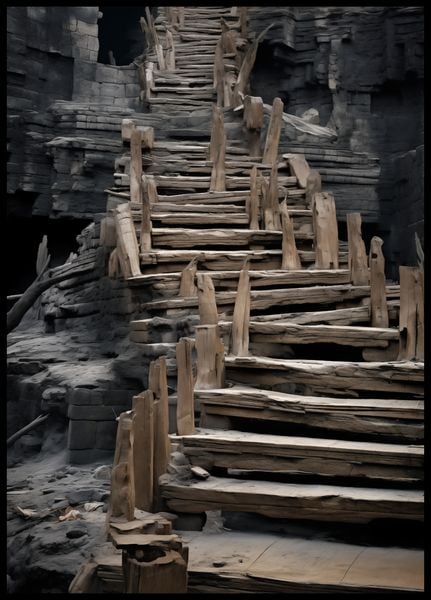 Plakat 64x90cm Schody do Nieznanego zdjęcie 2