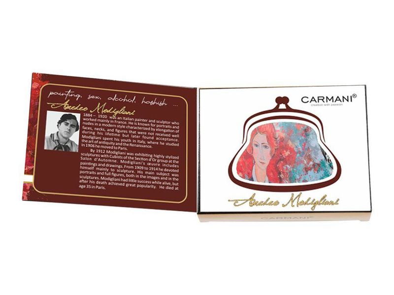 Portfelik mały - A. Modigliani (CARMANI) zdjęcie 3